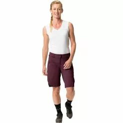 VAUDE Altissimo II Shorts Damen Rot -Günstiges Fahrradjacken Geschäft vaude altissimo ii shorts women cassis 5