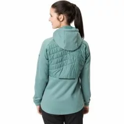 VAUDE Comyou Fleecejacke Damen Petrol -Günstiges Fahrradjacken Geschäft vaude comyou fleece jacket women dusty moss 4