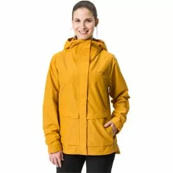VAUDE Comyou Pro Regenjacke Damen Gelb 8 VAUDE Comyou Pro Regenjacke Damen Gelb -Günstiges Fahrradjacken Geschäft vaude comyou pro rain jacket women burnt yellow 3