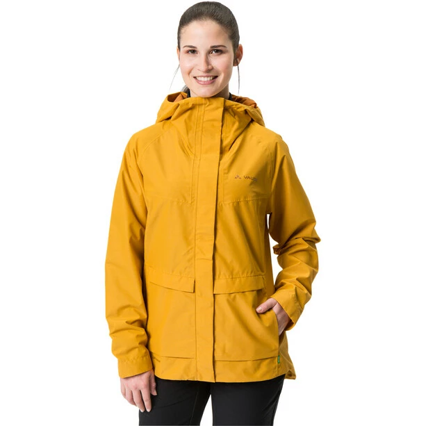 VAUDE Comyou Pro Regenjacke Damen Gelb 3 VAUDE Comyou Pro Regenjacke Damen Gelb – Bild 3