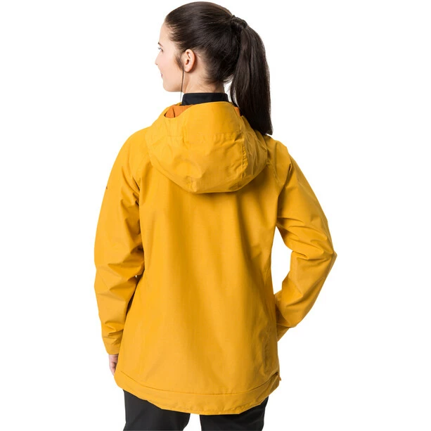 VAUDE Comyou Pro Regenjacke Damen Gelb 4 VAUDE Comyou Pro Regenjacke Damen Gelb – Bild 4