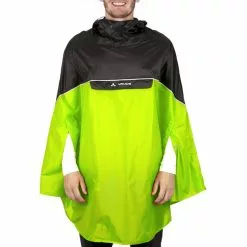 VAUDE Covero II Poncho Grün/gelb -Günstiges Fahrradjacken Geschäft vaude covero ii poncho unisex lemon 1