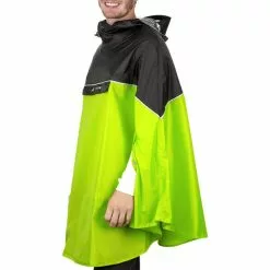 VAUDE Covero II Poncho Grün/gelb -Günstiges Fahrradjacken Geschäft vaude covero ii poncho unisex lemon 2