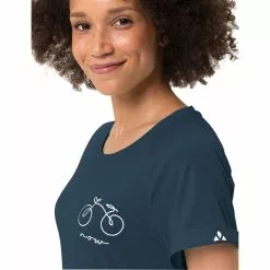 VAUDE Cyclist 2 T-Shirt Damen Blau -Günstiges Fahrradjacken Geschäft vaude cyclist 2 t shirt women dark sea 6