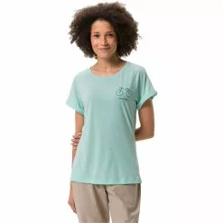 VAUDE Cyclist 2 T-Shirt Damen Türkis -Günstiges Fahrradjacken Geschäft vaude cyclist 2 t shirt women glacier 3