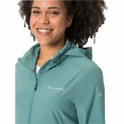 VAUDE Cyclist Air Jacke Damen Petrol -Günstiges Fahrradjacken Geschäft vaude cyclist air jacket women dusty moss 3