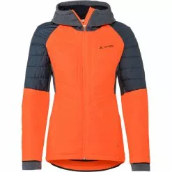 VAUDE Cyclist Hybrid Jacke Damen Orange/blau