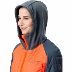 VAUDE Cyclist Hybrid Jacke Damen Orange/blau -Günstiges Fahrradjacken Geschäft vaude cyclist hybrid jacket women neon orange blue 5