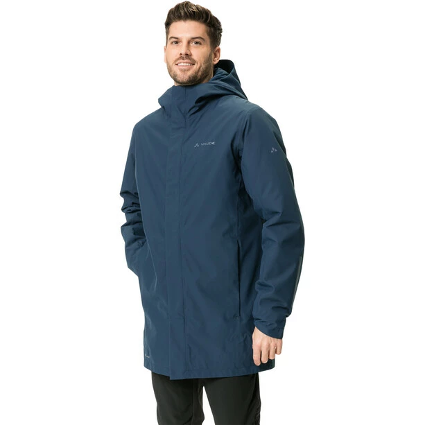 VAUDE Cyclist Gefütterter Parka Herren Blau 3 VAUDE Cyclist Gefütterter Parka Herren Blau – Bild 3