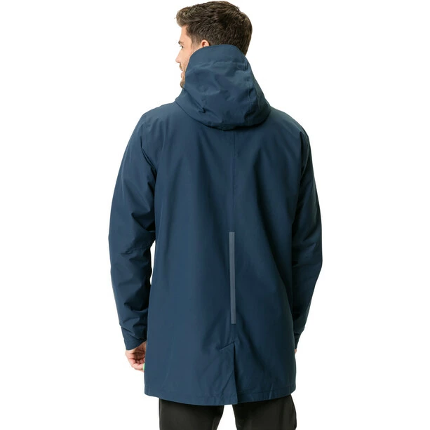 VAUDE Cyclist Gefütterter Parka Herren Blau 4 VAUDE Cyclist Gefütterter Parka Herren Blau – Bild 4