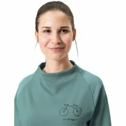 VAUDE Cyclist Pullover Damen Petrol -Günstiges Fahrradjacken Geschäft vaude cyclist sweater women dusty moss 5