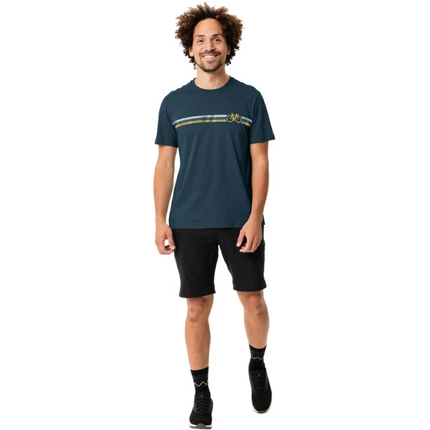 VAUDE Cyclist V T-Shirt Herren Blau 5 VAUDE Cyclist V T-Shirt Herren Blau – Bild 5