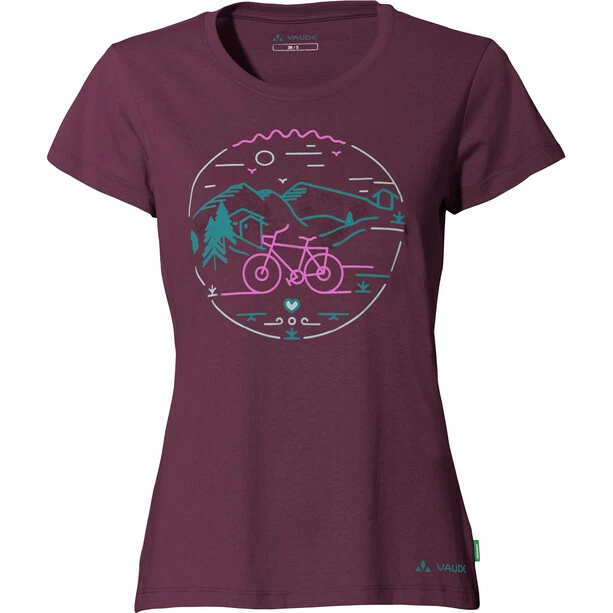 VAUDE Cyclist V T-Shirt Damen Lila 1 VAUDE Cyclist V T-Shirt Damen Lila