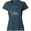 VAUDE Cyclist V T-Shirt Damen Blau