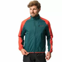 VAUDE Drop III Jacke Herren Petrol/orange -Günstiges Fahrradjacken Geschäft vaude drop iii jacket men mallard green 3