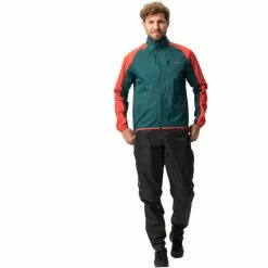 VAUDE Drop III Jacke Herren Petrol/orange -Günstiges Fahrradjacken Geschäft vaude drop iii jacket men mallard green 5
