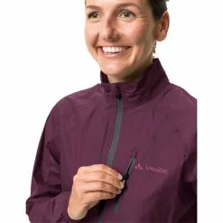 VAUDE Drop III Jacke Damen Lila -Günstiges Fahrradjacken Geschäft vaude drop iii jacket women cassis 6
