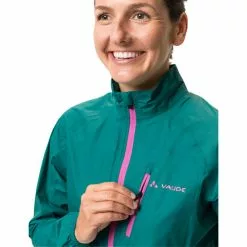 VAUDE Drop III Jacke Damen Grün -Günstiges Fahrradjacken Geschäft vaude drop iii jacket women wave 6