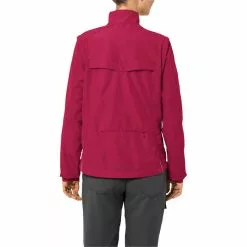 VAUDE Dundee Classic Zip-Off Jacke Damen Pink -Günstiges Fahrradjacken Geschäft vaude dundee classic zip off jacket women crimson red 4