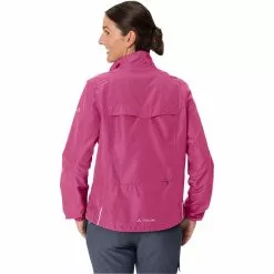 VAUDE Dundee Classic Zip-Off Jacke Damen Pink -Günstiges Fahrradjacken Geschäft vaude dundee classic zip off jacket women lychee 4