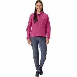 VAUDE Dundee Classic Zip-Off Jacke Damen Pink -Günstiges Fahrradjacken Geschäft vaude dundee classic zip off jacket women lychee 5