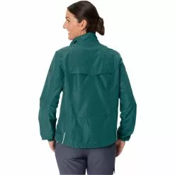 VAUDE Dundee Classic Zip-Off Jacke Damen Grün -Günstiges Fahrradjacken Geschäft vaude dundee classic zip off jacket women mallard green 4
