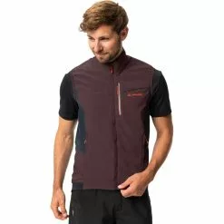 VAUDE Kuro Air Weste Herren Rot -Günstiges Fahrradjacken Geschäft vaude kuro air vest men dark oak 3