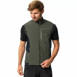 VAUDE Kuro Air Weste Herren Oliv -Günstiges Fahrradjacken Geschäft vaude kuro air vest men khaki 3