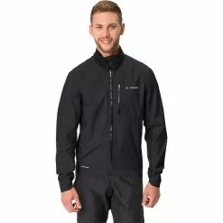 VAUDE Kuro Regenjacke Herren Schwarz -Günstiges Fahrradjacken Geschäft vaude kuro rain jacket men black 3