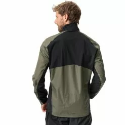VAUDE Kuro Regenjacke Herren Oliv -Günstiges Fahrradjacken Geschäft vaude kuro rain jacket men khaki 4