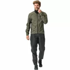 VAUDE Kuro Regenjacke Herren Oliv -Günstiges Fahrradjacken Geschäft vaude kuro rain jacket men khaki 5