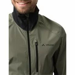 VAUDE Kuro Regenjacke Herren Oliv -Günstiges Fahrradjacken Geschäft vaude kuro rain jacket men khaki 6