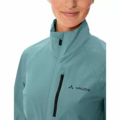 VAUDE Kuro Regenjacke Damen Petrol -Günstiges Fahrradjacken Geschäft vaude kuro rain jacket women dusty moss 5