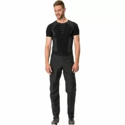 VAUDE Kuro Regenhose Herren Schwarz 11 VAUDE Kuro Regenhose Herren Schwarz -Günstiges Fahrradjacken Geschäft vaude kuro rain pants men black 6