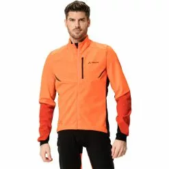 VAUDE Kuro Softshell Jacke Herren Orange -Günstiges Fahrradjacken Geschäft vaude kuro softshell jacket men neon orange 3