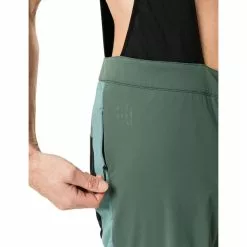 VAUDE Kuro Warme Trägerhose Herren Schwarz/petrol -Günstiges Fahrradjacken Geschäft vaude kuro warm bib tights men dusty forest 5