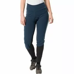 VAUDE Kuro Warme Hybrid-Tights Damen Blau/schwarz -Günstiges Fahrradjacken Geschäft vaude kuro warm hybrid tights women dark sea 3