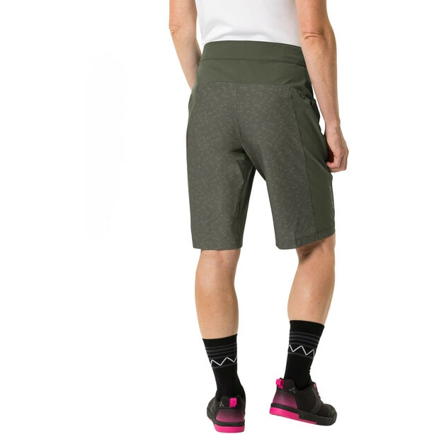 VAUDE Ledro Print Shorts Damen Oliv 4 VAUDE Ledro Print Shorts Damen Oliv – Bild 4