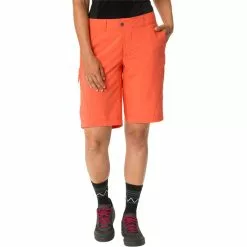 VAUDE Ledro Shorts Damen Orange -Günstiges Fahrradjacken Geschäft vaude ledro shorts women hokkaido 3