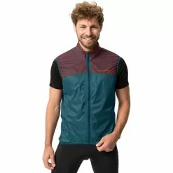 VAUDE Matera Air Weste Herren Petrol/rot -Günstiges Fahrradjacken Geschäft vaude matera air vest men dark oak 3