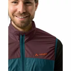VAUDE Matera Air Weste Herren Petrol/rot -Günstiges Fahrradjacken Geschäft vaude matera air vest men dark oak 6