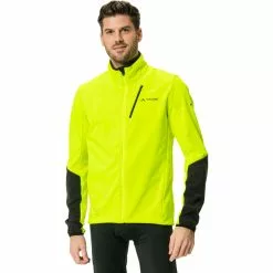 VAUDE Matera Softshell Jacke Herren Gelb 8 VAUDE Matera Softshell Jacke Herren Gelb -Günstiges Fahrradjacken Geschäft vaude matera softshell jacket men neon yellow black 3