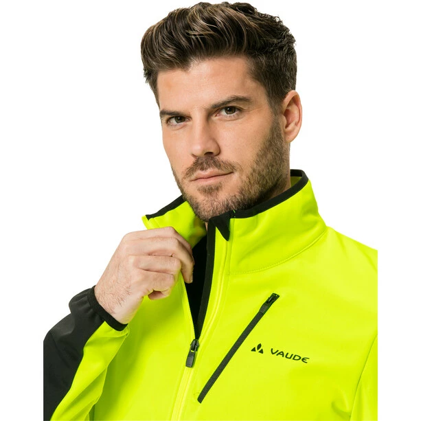 VAUDE Matera Softshell Jacke Herren Gelb 5 VAUDE Matera Softshell Jacke Herren Gelb – Bild 5