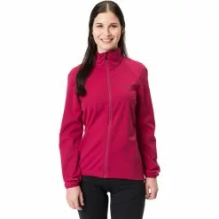 VAUDE Matera Softshell Jacke Damen Rot -Günstiges Fahrradjacken Geschäft vaude matera softshell jacket women crimson red 3