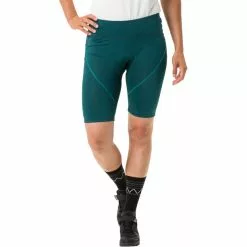 VAUDE Matera Tights Damen Petrol -Günstiges Fahrradjacken Geschäft vaude matera tights women mallard green 3