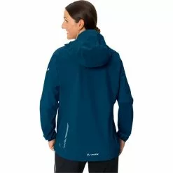 VAUDE Moab II Regenjacke Damen Blau -Günstiges Fahrradjacken Geschäft vaude moab ii rain jacket women dark sea 4