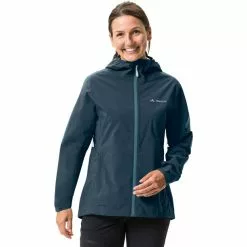 VAUDE Moab II Regenjacke Damen Blau -Günstiges Fahrradjacken Geschäft vaude moab ii rain jacket women dark sea uni 3