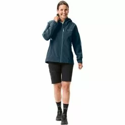 VAUDE Moab II Regenjacke Damen Blau -Günstiges Fahrradjacken Geschäft vaude moab ii rain jacket women dark sea uni 5