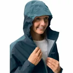 VAUDE Moab II Regenjacke Damen Blau -Günstiges Fahrradjacken Geschäft vaude moab ii rain jacket women dark sea uni 6