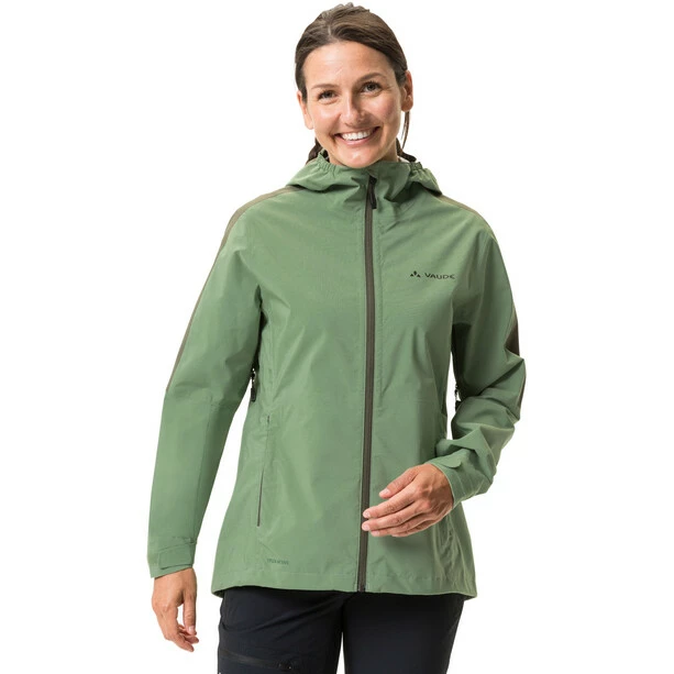 VAUDE Moab II Regenjacke Damen Grün 3 VAUDE Moab II Regenjacke Damen Grün – Bild 3